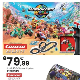 Circuit Go Mario Kart World Carrera GO!!!