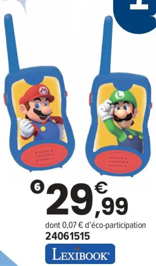 Talkies-walkies Super Mario Lexibook