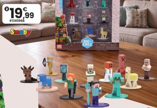 Set 12 pièces Minecraft Nano Metalfigs