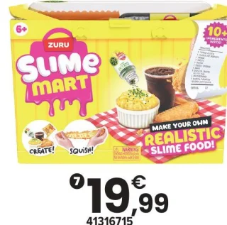 Petit panier de courses Série 2 Fast Food Zuru Slime Mart