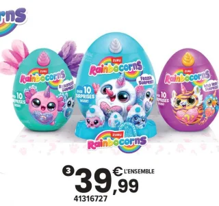 Pack de 3 œufs Rainbocorns Zuru