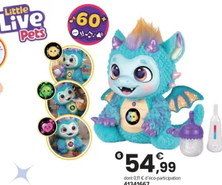 Dragon interactif My Magical Dragon Little Live Pets