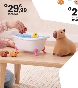 Maman Capybara et bébés surprise Pets Alive Zuru