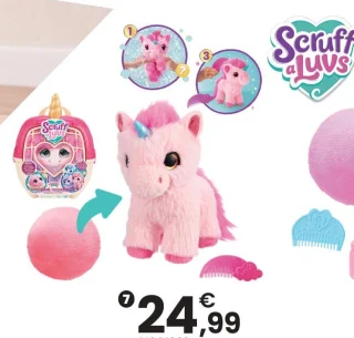 Peluche Scruff Licorne Scruff a Luvs