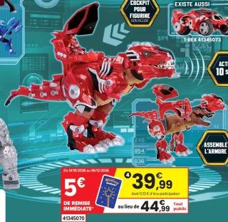 Armorsaurs Armor-Up Dinosaure T-Rex Ajax