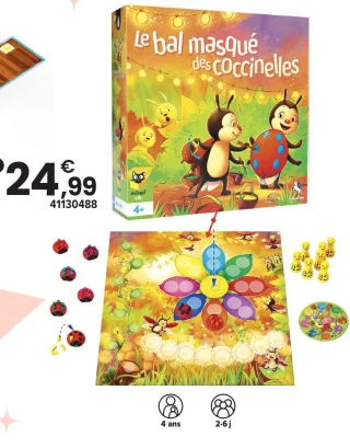 Jeu de société Le bal masqué des coccinelles
