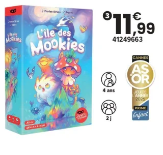 Jeu de société L'Île des Mookies