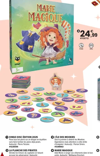 Jeu de société Marie Magique