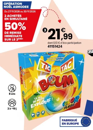 Tic Tac Boum Color Flash