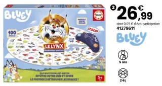 Le Lynx électronique avec voix Bluey 100 images