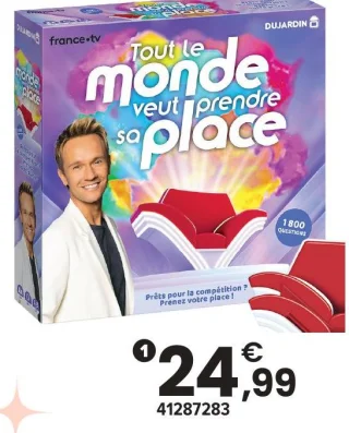 Jeu de société Tout le monde veut prendre sa place Dujardin