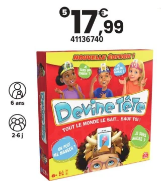 Jeu de société Devine Tête Classique