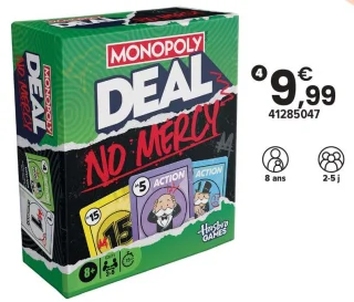 Jeu de cartes Monopoly Deal No Mercy