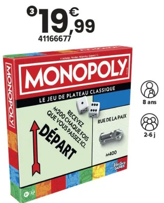 Jeu de société Monopoly