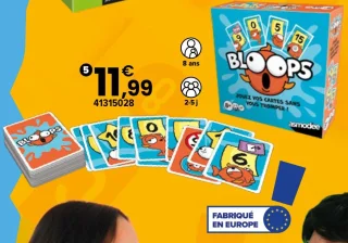 Jeu de cartes Bloops Asmodee