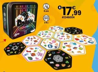 Jeu de cartes Dobble Connect Power Up Asmodee