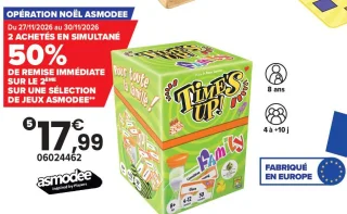 Jeu d'ambiance Time's Up ! Family Vert Asmodee
