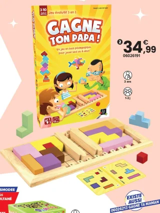 Jeu de société Gagne ton papa ! Gigamic