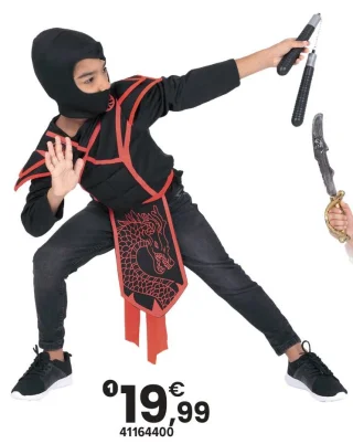 Déguisement et accessoire Ninja 5-8 ans Rubies