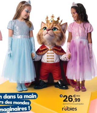 Déguisement Princesse lumineuse sequins Rubies