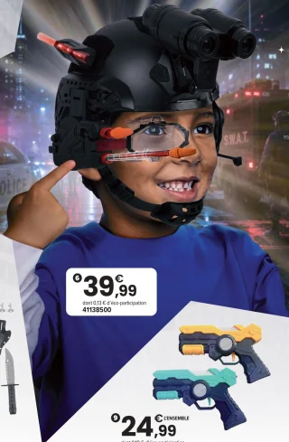 Casque commando Mission Top Secrète