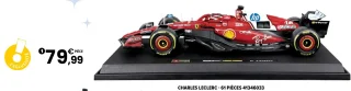 Voiture miniature F1 kit à monter Ferrari Charles Leclerc Bburago