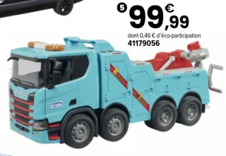 Camion de dépannage Scania Super 560R pour poids lourds Bruder
