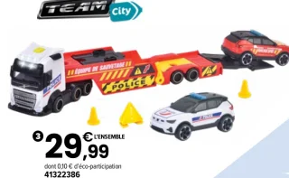 Transporteur véhicules d'urgence Team City