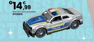 Voiture de police sons et lumières Team City