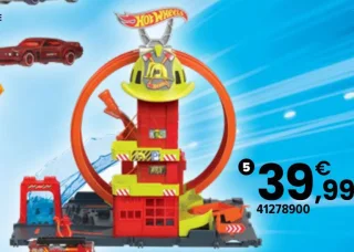 Hot Wheels City Caserne de pompiers Super Boucle