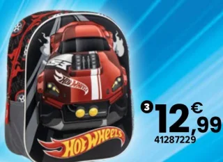 Sac à dos 3D Hot Wheels