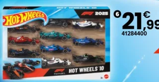 Pack de 10 Formule 1 Hot Wheels