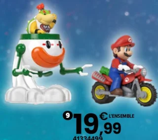 2 véhicules Mario Kart Hot Wheels