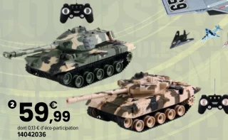 Coffret 2 tanks RC Team City