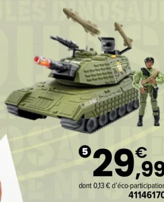 Coffret tank avec figurine Team City