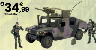 Militaires avec Humvee