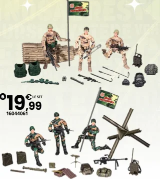 Set militaires avec accessoires