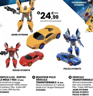 Véhicule transformable