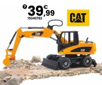 Pelleteuse Caterpillar sur roues CAT