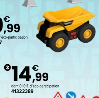 Camion de travaux publics Team City