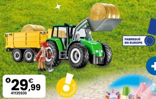 Playmobil 9317 Tracteur avec remorque