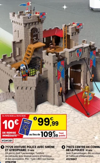 Château-fort des Chevaliers du Lion Playmobil 72112