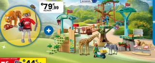 Playmobil 72070 Zoo : Parc aventure au milieu des animaux sauvages