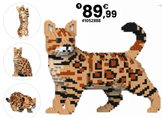 Chat Bengal brun 4 en 1 JEKCA