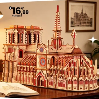 Maquette Notre Dame de Paris à fabriquer
