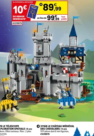 LEGO Creator 31168 Le château médiéval des chevaliers