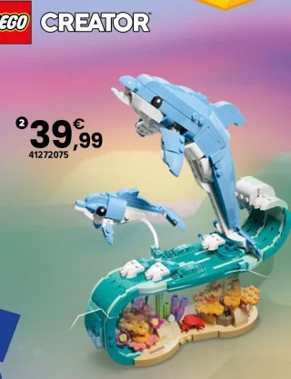 LEGO Creator 31385 Animaux marins : Les beaux dauphins