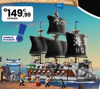LEGO One Piece 75646 Le Navire de la Marine de Garp