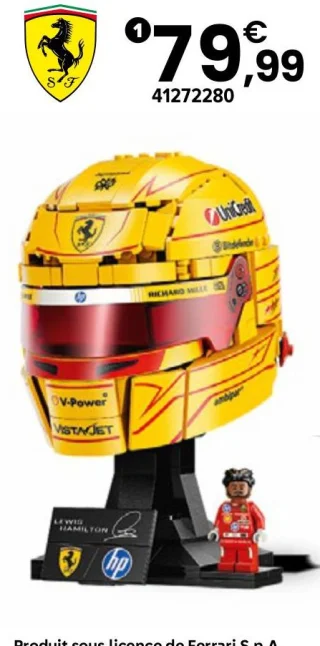 LEGO Scuderia Ferrari HP Casque de Lewis Hamilton (43022)