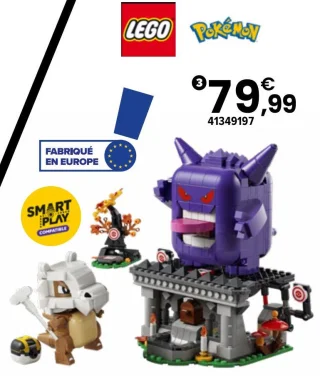 LEGO Pokémon Smart Play L'affrontement terrifiant entre Osselait et Ectoplasma (72166)